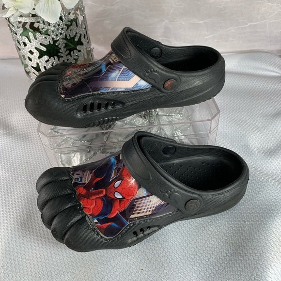 SOLD Marvel Spider-Man S:13/1 Water /activity Clogs Black Summer Water Sandal - Picture 8 of 9
